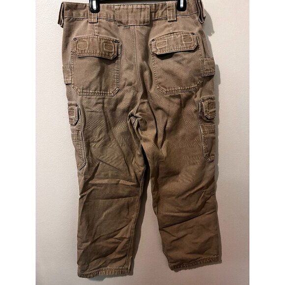 Men's Duluth Trading Fire Hose Ultimate Relaxed Fit Cargo Pants Size 36 x 32 [EX - Picture 3 of 9